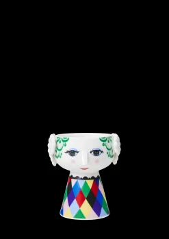 Bjørn Wiinblad Eva Lysestage H9.5 cm grøn | Køb her