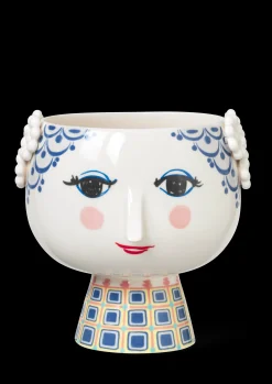 Bjørn Wiinblad Eva Urtepotteskjuler på fod Ø21 cm blå