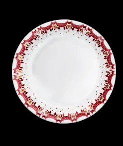 Bjørn Wiinblad Guirlande Juletallerken Ø28.5 cm rød