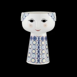 Bjørn Wiinblad Vase H18.5 cm i blå fra serien Eva | Køb her