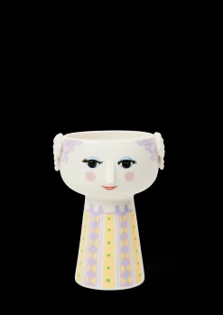 Bjørn Wiinblad Vase H15 cm i lilla fra serien Eva | Køb her