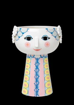 Bjørn Wiinblad Vase H23.5 cm i rosa fra serien Eva | Køb her