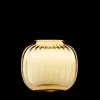 Holmegaard Primula Oval Vase H12.5 amber | Køb her