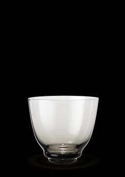 Holmegaard Vandglas 35 cl i grå fra serien Flow | Køb her