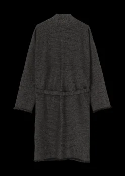 JUNA Badekåbe one size i sort fra serien Reflection