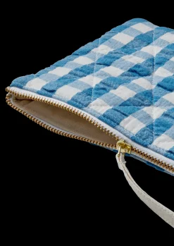 JUNA Bæk&Bølge Dalila Toiletbag 20x14 cm blå/birk | Køb her