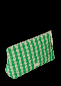 JUNA Bæk&Bølge Karla Toilettaske grøn/sand | Rosendahl.com