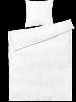 JUNA Bæk&Bølge Sengetøj 150x210 cm hvid/hvid SE | Køb her