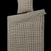 JUNA Bæk&Bølge Sengetøj 140x220 cm sort/sand DK | Køb her