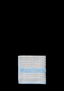 JUNA Check Vaskeklud 30x30 cm lys blå/sand | Køb her