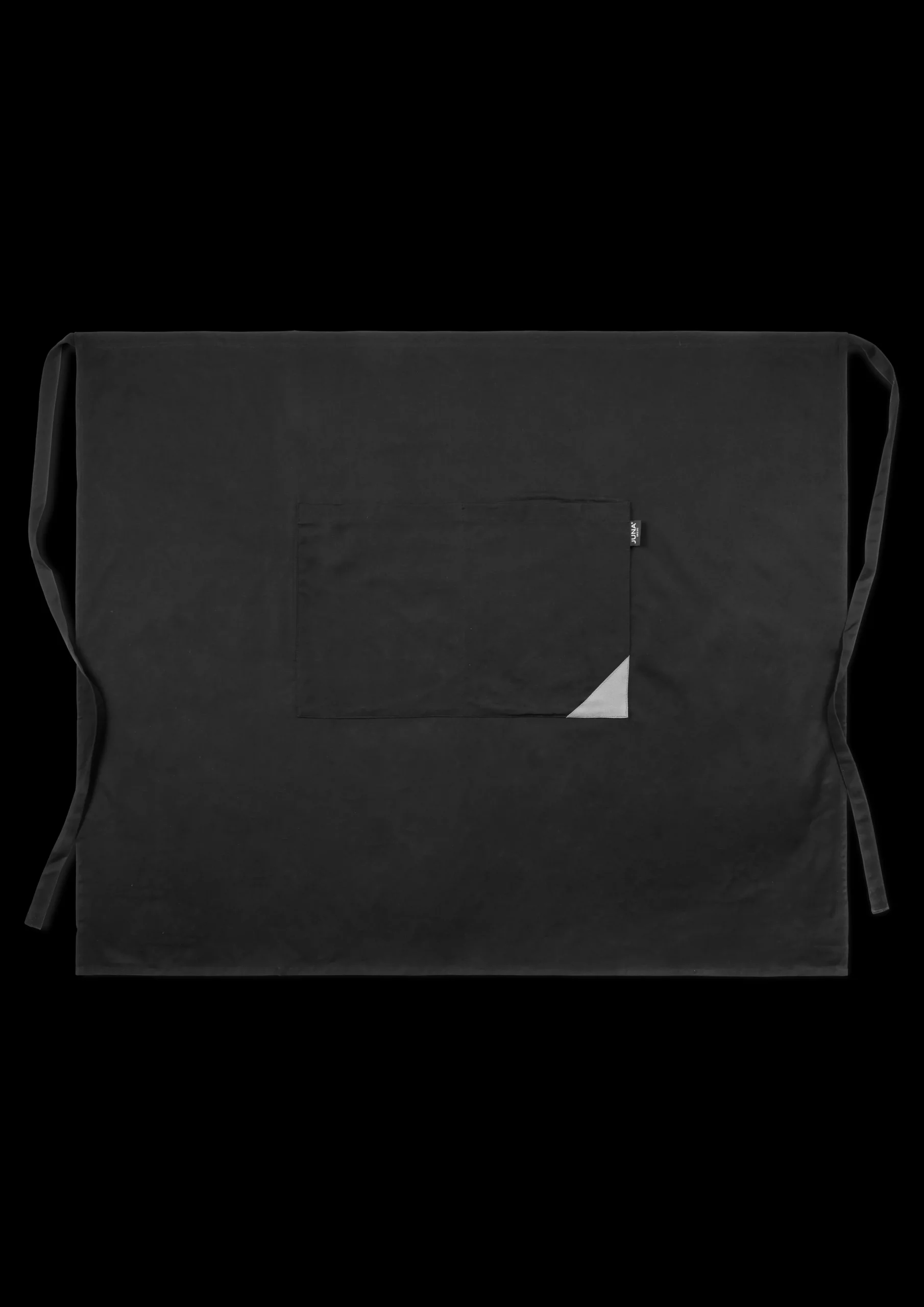 JUNA Forklæde one size i sort fra serien Triangle | Køb her