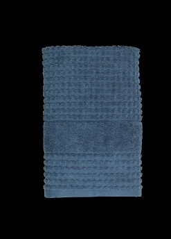 JUNA Håndklæde 50x100 cm i blå fra serien Check | Køb her