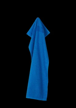 JUNA Håndklæde 50x100 cm i blå fra serien Check | Køb her