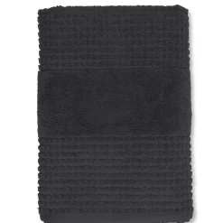 JUNA Håndklæde 70x140 cm i grå fra serien Check | Køb her