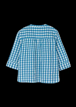 JUNA Irene shirt S/M i blå fra serien Bæk&Bølge | Køb her