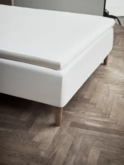 JUNA Kuvertlagen 90x200 cm i hvid fra serien Percale