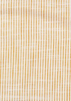 JUNA Monochrome Lines Pudebetræk 63x60 cm okker/hvid