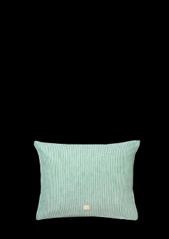 JUNA Monochrome Lines Pudebetræk 70x50cm grøn/hvid | Køb her