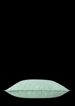 JUNA Monochrome Lines Pudebetræk 70x50cm grøn/hvid | Køb her