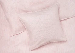 JUNA Monochrome Lines Sengetøj 150x210cm rosa/hvid | Køb nu