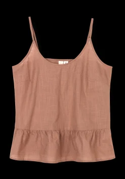 JUNA Monochrome Liv chemise S/M støvet rød | Køb her