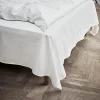 JUNA Percale Fladt lagen 150x250 cm hvid | Køb her