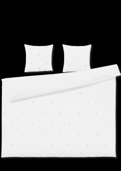 JUNA Sengetøj 220x220 cm i hvid fra serien Daisy | Køb her