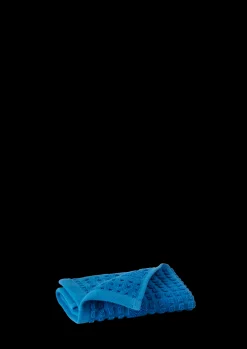 JUNA Vaskeklud 30x30 cm i blå fra serien Check | Køb her