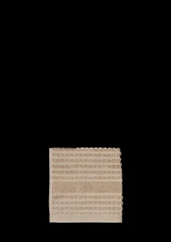 JUNA Vaskeklud 30x30 cm i sand fra serien Check | Køb her