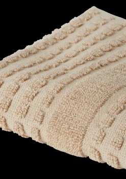 JUNA Vaskeklud 30x30 cm i sand fra serien Check | Køb her