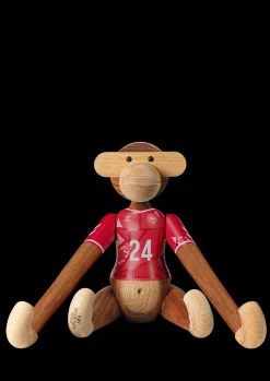 Kay Bojesen Abe x DBU Kvinde 2024 stor teak/limba - Køb her