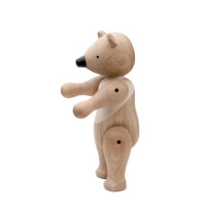 Kay Bojesen Bjørn mellem i træ fra serien Other animals