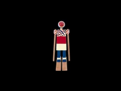 Kay Bojesen Datti, pige Skiløber H15.5 cm i multi | Køb her