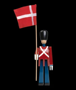 Kay Bojesen Fanebærer lille rød/blå/hvid | Køb her