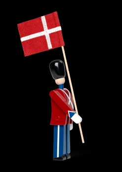 Kay Bojesen Fanebærer mini i rød fra serien Figurines