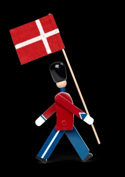 Kay Bojesen Fanebærer mini i rød fra serien Figurines