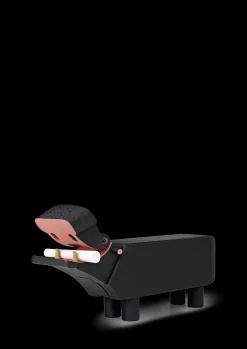 Kay Bojesen Flodhest H12.5 cm i sort | Køb hos Rosendahl.com