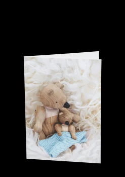 Kay Bojesen Kort A6 Barnedåb lys blå 1 stk. | Køb her