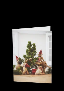 Kay Bojesen Kort A6 Jul 1 stk. i træ fra serien Gallery