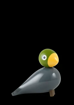 Kay Bojesen Nattergal Sangfugl H15.5 cm i blå | Køb her