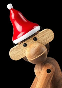 Kay Bojesen Nissehue mellem i rød fra serien Figurines