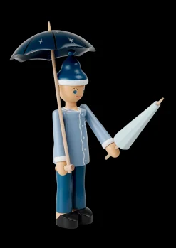 Kay Bojesen Ole Lukøje H21 i blå fra serien Figurines