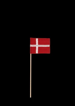 Kay Bojesen Reservedel Tekstilflag til mini garder rød/hvid