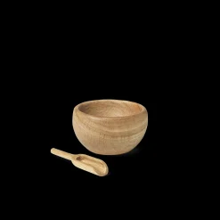 Kay Bojesen Saltkar med ske Ø7 cm i træ fra serien Menageri