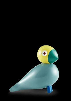 Kay Bojesen Sangfugl Sunshine turkis/gul | Køb her