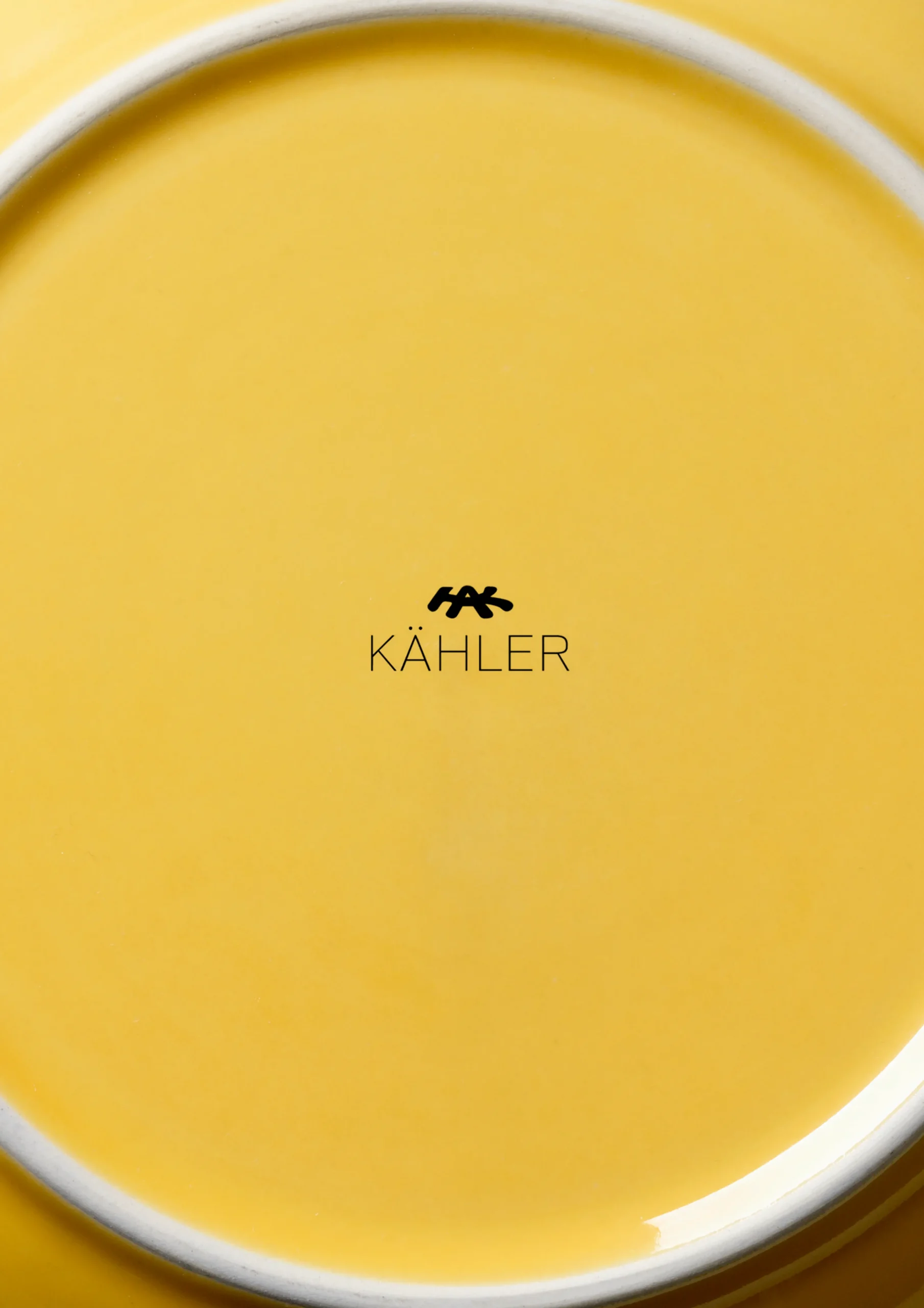 Kähler Colore Tallerken Ø19 cm saffron yellow | Køb her