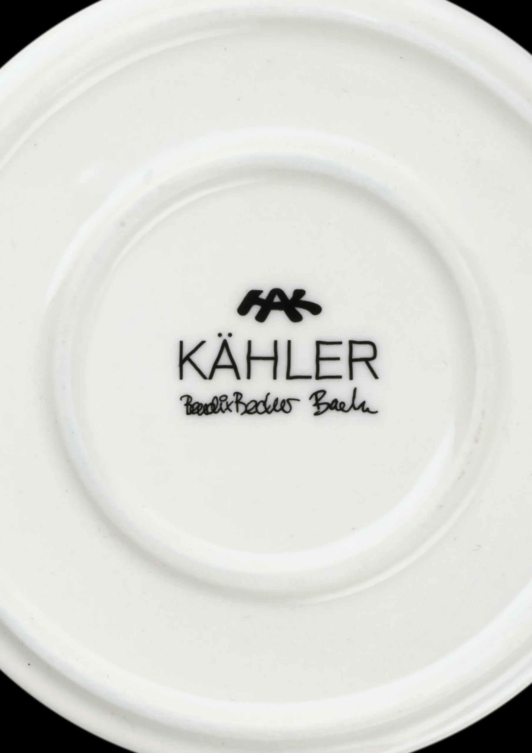 Kähler Fyrfadsstage høj H30 cm i guld fra serien Nobili