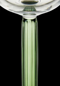 Kähler Hammershøi Champagneglas 24 cl grøn 2 stk. | Køb her