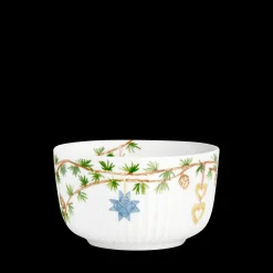 Kähler Hammershøi Christmas Skål Ø12 cm hvid m. deko