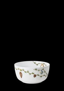 Kähler Hammershøi Christmas Skål Ø21 cm hvid m. deko